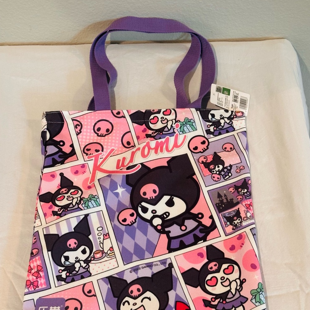 Sanrio Kuromi Purple and Pink Tote Bag